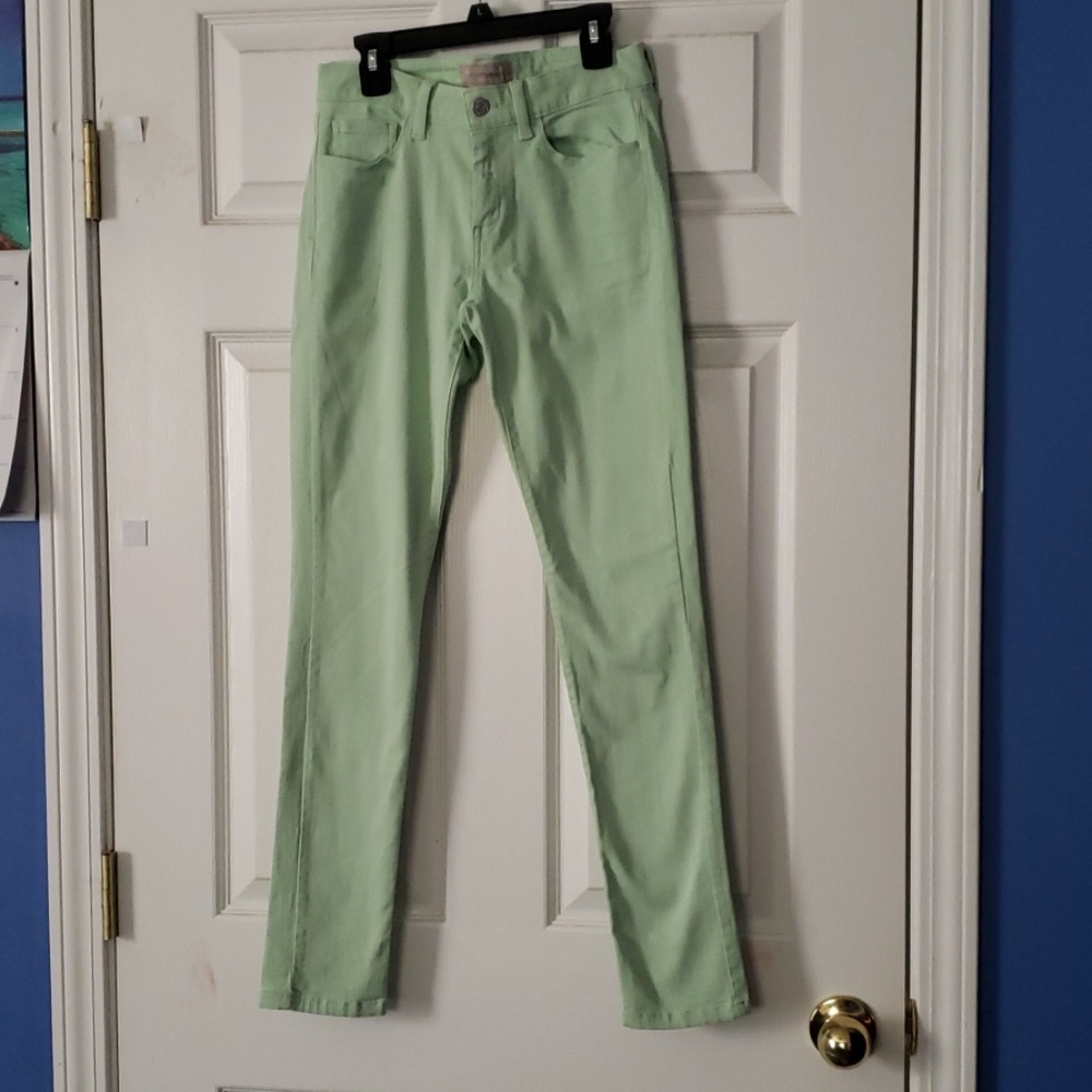 Banana Republic pastel green pants size 2